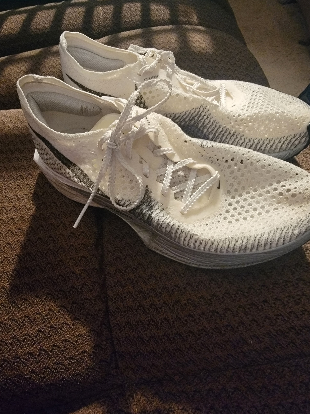 NIKE VAPORFLY 3 Women's White, Silver, Black Racing Shoes